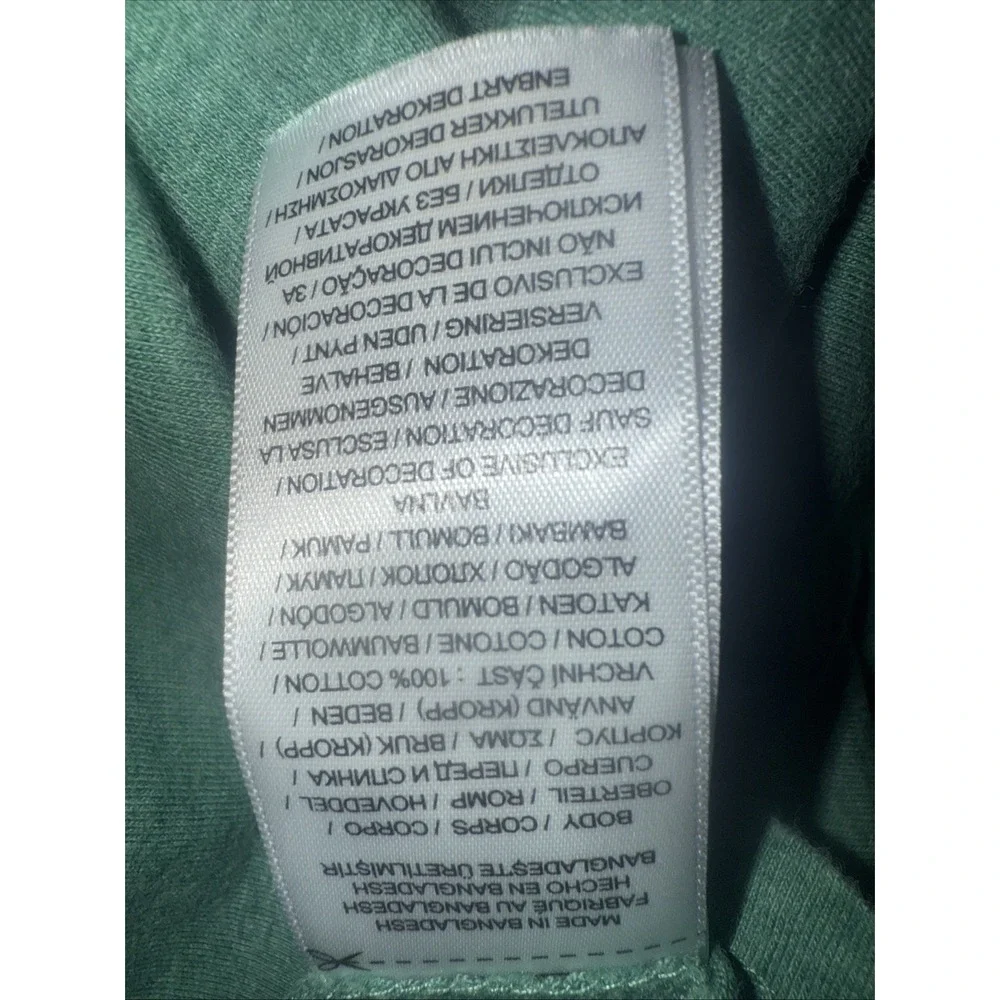 POLO Ralph Lauren Shirt XL /(18-20‎  )Green Long Sleeve Jersey Cotton Pony Logo.